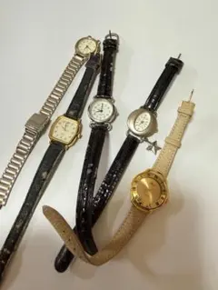 レディース腕時計 まとめ5本 SEIKO ALBA 他 レトロ ジャンク