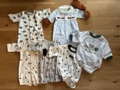 長袖ロンパース 6点セット ボリス ミッフィー ヘアバンドつき