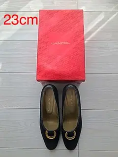 ランセル★レディース★黒★パンプス★23.0cm★のサムネイル