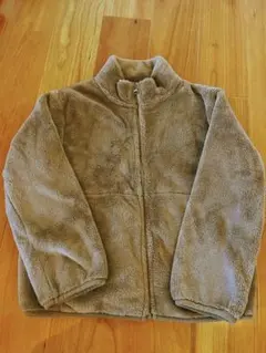 ブラウン フリースジャケット 110