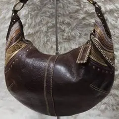 コーチ 10478 ワンショルダー ホーボー 三日月 Y2K 本革 希少