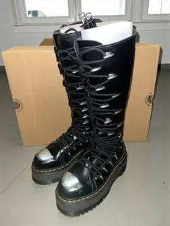 ドクターマーチン 1B60 LTT MAX UK4 ロングブーツ 厚底