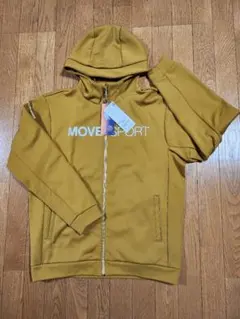 MOVE SPORT ジャージ フーディ パーカー Ｌ マスタード