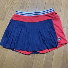 FILA プリーツテニススカート 赤・紺