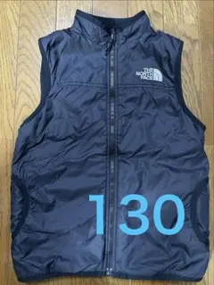 ノースフェイス（THE NORTH FACE ）リバーシブルベスト 黒　130