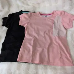 FieldCore 半袖Tシャツ Mサイズ ピンク　黒