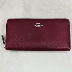 COACH CC489 ボルドー長財布 新品未使用 - メルカリ