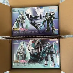 RG ガンダム＆ザク 初音ミクコラボセット プレミアムバンダイ - メルカリ