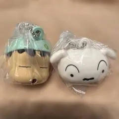 クレヨンしんちゃん　マスコットキャップチャーム　パジャマしんちゃん　シロ