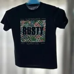 Rusty サーフボード Tシャツ 紺のサムネイル