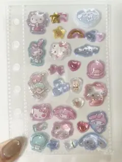 【正規品】サンリオ　キティ　ベビー　うるちゅるポップシール マイメロ シナモン