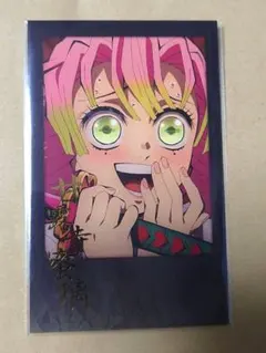 鬼滅の刃 DINING お楽しみくじ 甘露寺蜜璃 チェキ風ブロマイド