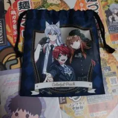 カラフルピーチハピハロきんちゃく じゃぱぱ、えと、どぬく