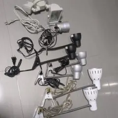 クリップ スポットライト （スイッチ付き）　センサーライト　8台セット　[中古]