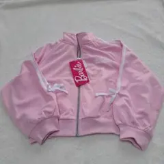 Barbie ピンク ジップアップジャケットスカートセットアップ110120