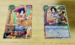 ONE PIECE ミラクルバトルカードダス エース 2枚　神Ω・超Ω ONE PIECE ミラクルバトルカードダス エース 2枚 神Ω・超Ω - メルカリ