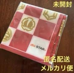新品未使用★au キャラクターグッズ　非売品　ノベルティ　風呂敷　ハンカチ