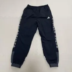 adidas ブラックパンツ THREE STRIPES Sサイズ