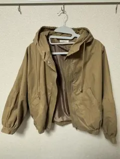 FREAK'S STORE フード付きベージュマウンテンパーカー