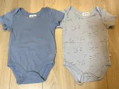 ベビー ロンパース 6-9 70 男の子 RABBIT+BEAR オーガニック