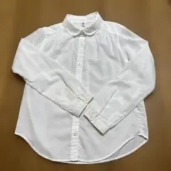 UNIQLO 長袖ブラウス130 ホワイト