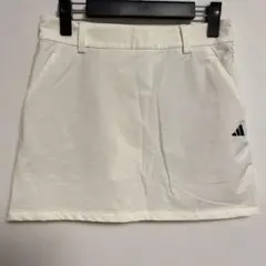 adidas レディース ゴルフ スカート ホワイト Lのサムネイル