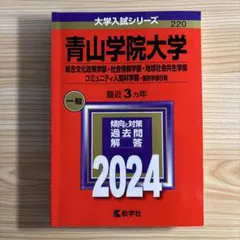 【新品】青山学院大学 総合文化政策 社会情報 地球社会 コミュニティ 赤本