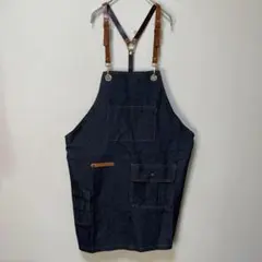 Basshu バッシュ デニム ワークエプロン 多機能ポケット DIY バイク