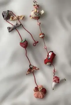 吊るし飾り ひな祭り飾り 伝統的な布製飾り