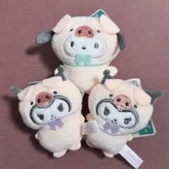 クロミ ポチャッコ どうぶつ着ぐるみマスコット 〜こぶた編〜 プライズ景品