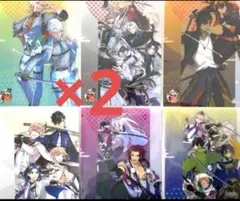 セブンイレブン 刀剣乱舞 A5クリアファイル全6種×2セット