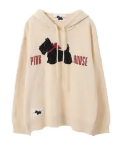 PINK HOUSE　スコッチテリアモチーフフードニットのサムネイル