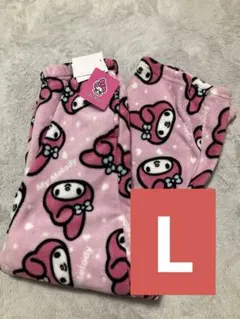 마이멜로디 마이크로 화이버 롱 팬츠 L 동키 산리오 동키 한정
