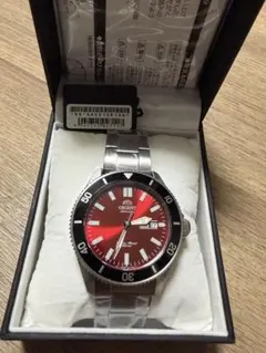 新品未使用】ORIENT SK オートマチック RN-AA0B02J レッド - メルカリ