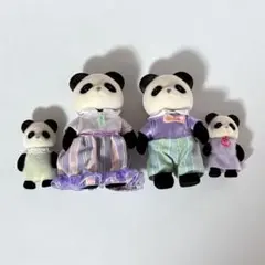 シルバニアファミリー パンダ 親子 4体セット