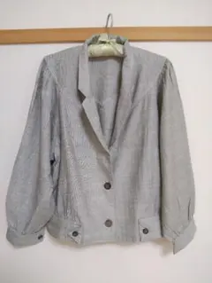 薄手のジャケット 夏の日除けや冷房対策に グレー 春や秋にも活躍 11号のサムネイル