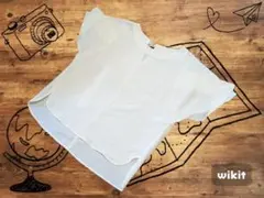 ＜ROPÉ PICNIC＞ホワイト 半袖シャツ シンプルデザイン