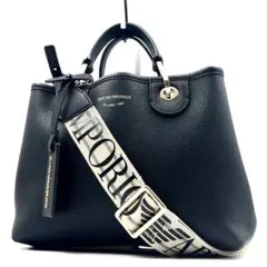 《美品》現行 エンポリオアルマーニ MyEAショッパー 2WAYハンドバッグA4