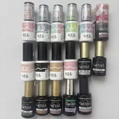 ジェルネイル　17本セット　ダイソー　キャンドゥ　セリア