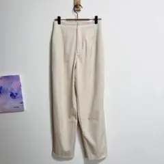 ショコラフィネローブ　ハイウェストタックパンツ　エクリュ　ベージュ