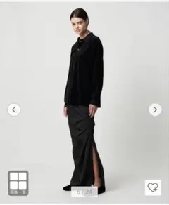 【ATTISESSION】ナイロンスカートのサムネイル