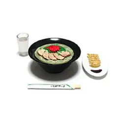 リーメント ＊未開封＊ファミレス【②とんこつラーメン(餃子付き)】のサムネイル
