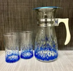 昭和レトロ アデリア ピッチャー ＆ グラス セット