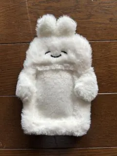 うさぎデザイン トレカケース キーホルダー付き 韓国　ホワイト