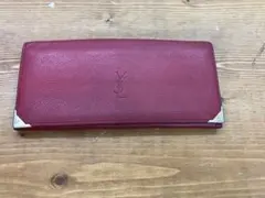 YSL イヴサンローラン 長財布 レッド