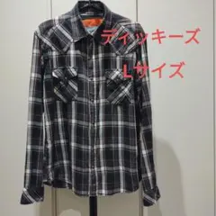 dickiesネルシャツ