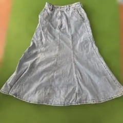 GU デニムロングスカート Sサイズ　マーメイド