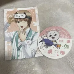 よみうりランド 銀魂 沖田総悟 ポストカード 定春 コースター