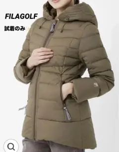 試着のみ✨フィラゴルフFILAGOLFダウンコート　撥水　防寒　¥38500 M