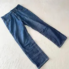 W flags デニムパンツ　ジーパン　ズボン　ストレッチ　ネイビー　L